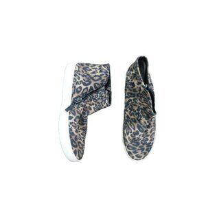 Naturalizer Size 6 Leopard Print Side Zip Ankle Sporty Boots Casual